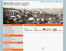 Tablet Screenshot of kentarsivi.balikesir.bel.tr