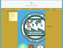 Tablet Screenshot of bolgesel.balikesir.edu.tr
