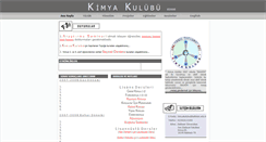 Desktop Screenshot of kimyakulubu.balikesir.edu.tr