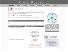 Tablet Screenshot of kimyakulubu.balikesir.edu.tr